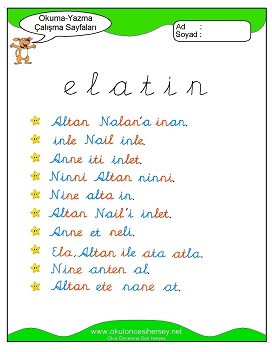 inorm Grubu Çalışma Sayfaları